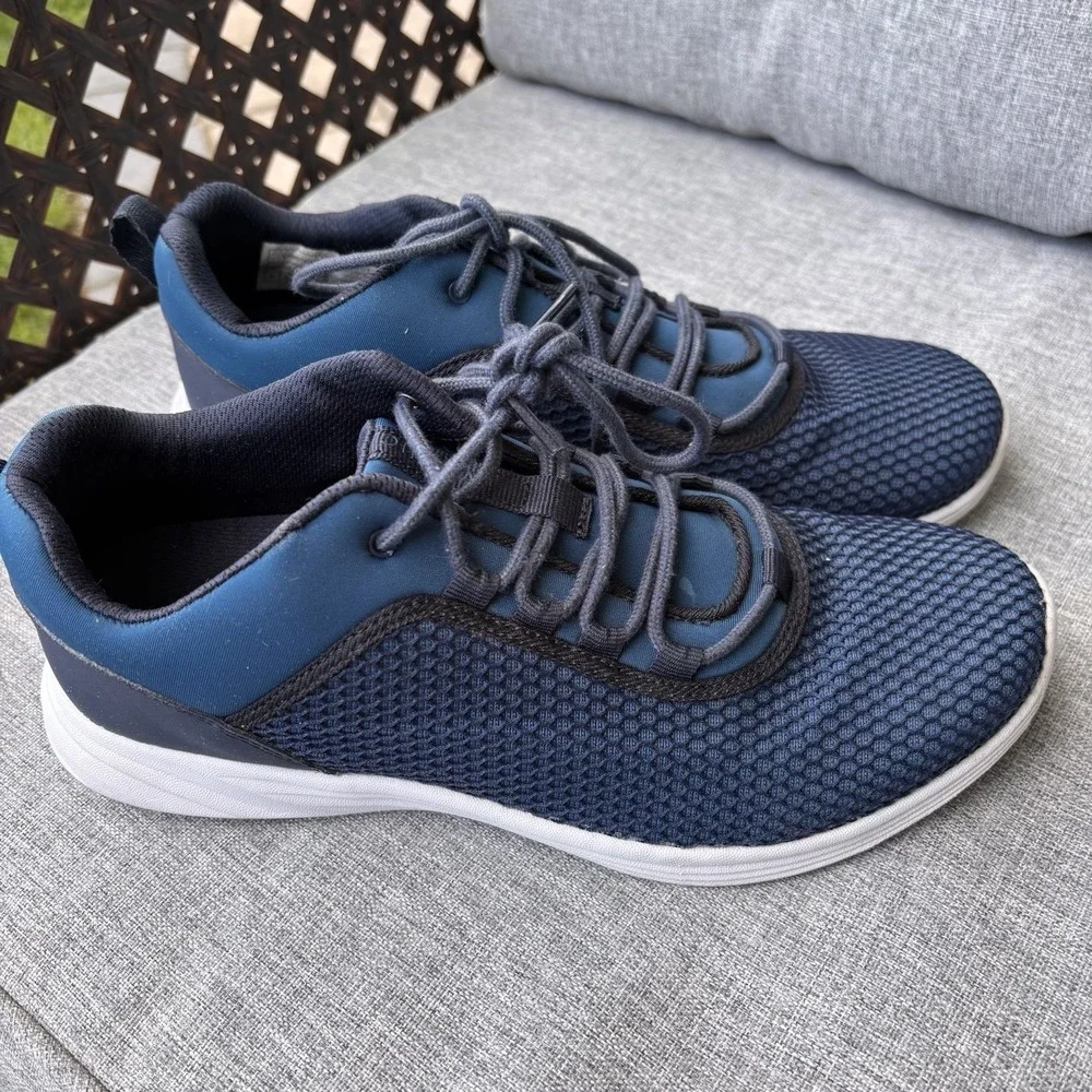 Vionic Christina Podiatrist Designed Mesh Lace-up Sneakers Navy‎ Blue Sz 8